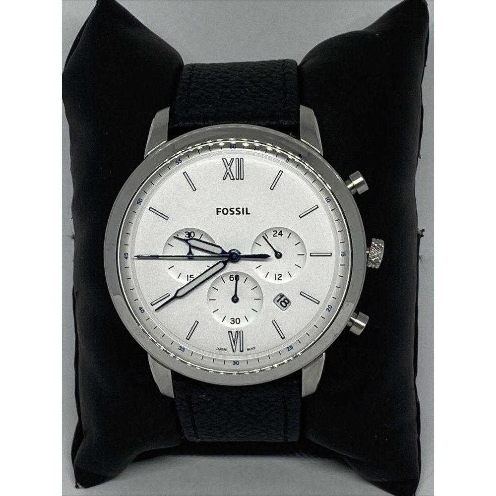 Fossil Neutra C221044 Men's Black Leather Analog W